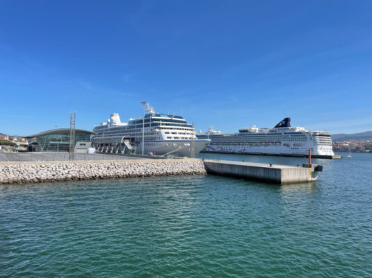 Cruises at the Getxo terminal