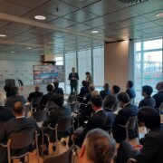 A delegation from the Port of Nagoya visits the Port of Bilbao to learn about its energy transition projects and experience in breakbulk cargo