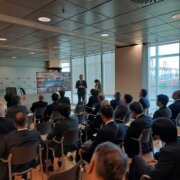 A delegation from the Port of Nagoya visits the Port of Bilbao to learn about its energy transition projects and experience in breakbulk cargo