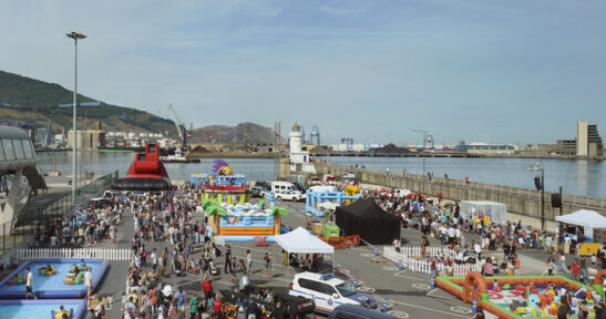The cruise ship terminal in Getxo will be the venue this Sunday for the Port of Bilbao Open Day, with games, shows, rescue drills and the chance to go on board three different boats.