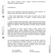 Bilboko Portu Agintaritzaren Administrazio Kontseiluaren Ebazpena, Bilboko Portuko Garraio Portu Zerbitzuaren Plegu Espezifikoak onartzeari buruzkoa.