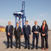 CSP Bilbao invierte 9,5 millones de euros en la grúa de muelle más grande del Arco Atlántico